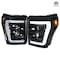 Spec-D Tuning 11-16 Ford F250 Projector Headlights-, 2LHP-F25011BK-TM 2LHP-F25011BK-TM - alternate 1